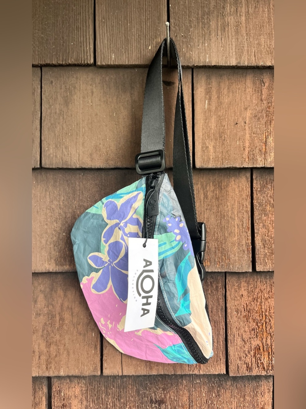 NWT Aloha Collection mini hip pack pau Hana • tropical Hawaii style • waterproof - Picture 3 of 8